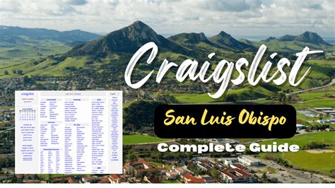 craigslist san luis obispo